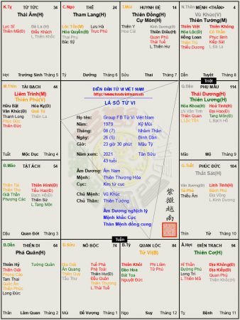 Lá Số 21: Xác định giờ sinh Nam Thiếu Dương thiên không