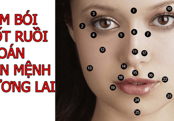 Chỉ cần xem nốt ruồi trên mặt biết vận mệnh người đàn bà