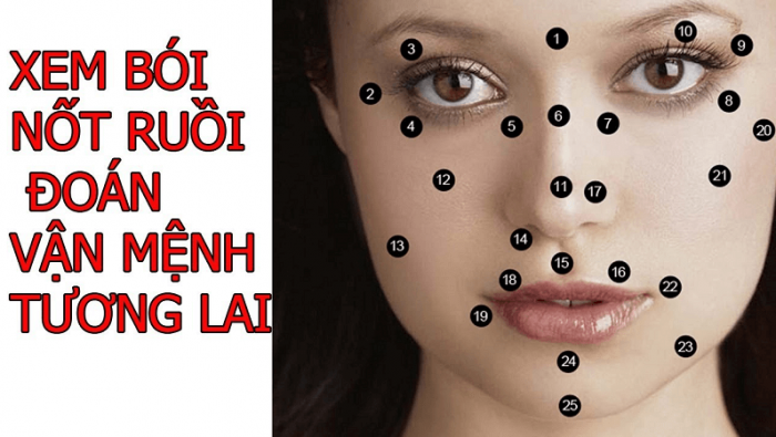 Chỉ cần xem nốt ruồi trên mặt biết vận mệnh người đàn bà