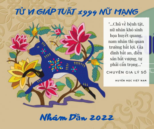 Xem tử vi tuổi Giáp Tuất 1994 năm 2022 nữ mạng