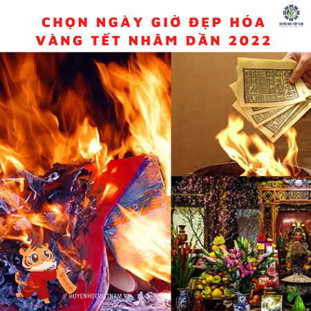 Xem ngày đẹp để làm lễ hóa vàng Tết Nhâm Dần 2022