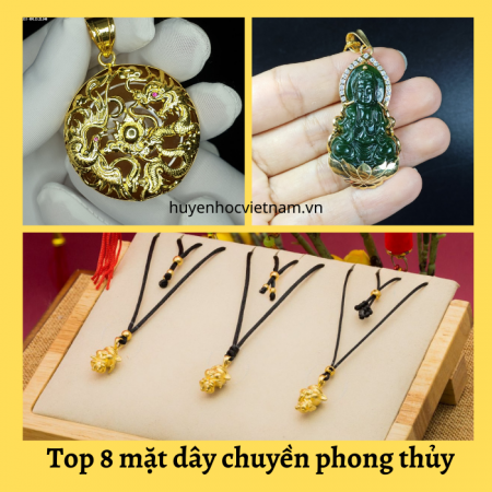 Top 8 mặt dây chuyền phong thủy hộ mệnh