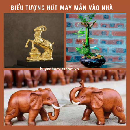 Những vật phẩm phong thủy mang biểu tượng hút may mắn vào nhà