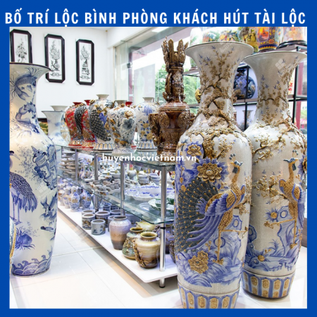 Cách đặt Lộc Bình trong phòng khách