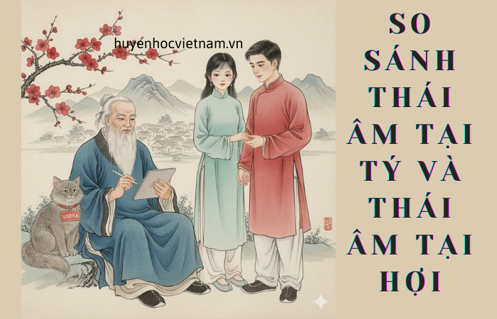 So sánh Thái Âm tại Tý và Thái Âm tại Hợi